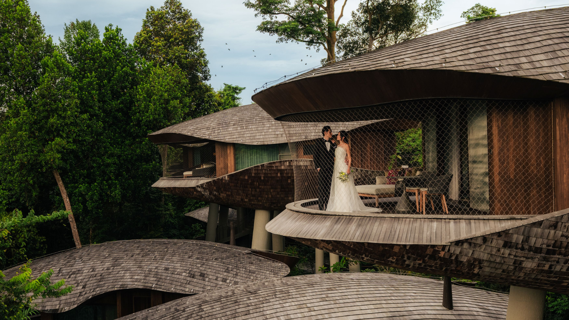 Wedding retreat at Treehouse, Mandai Rainforest Resort by Banyan Tree